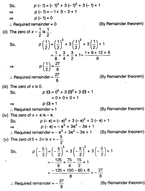 NCERT Solutions For Class 9 Maths Chapter 2 Polynomials ex3 1